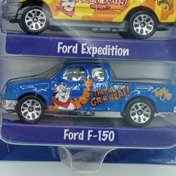 Mattel Matchbox Kellogg's 2 Car Set 2 Pks 2001 VTG Fruit Loops Frosted Flakes - Picture 7 of 16